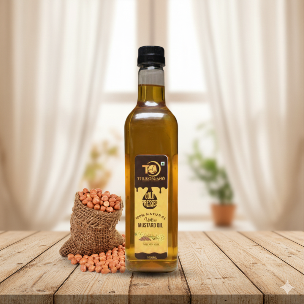 Wood Pressed Groundnut Oil
