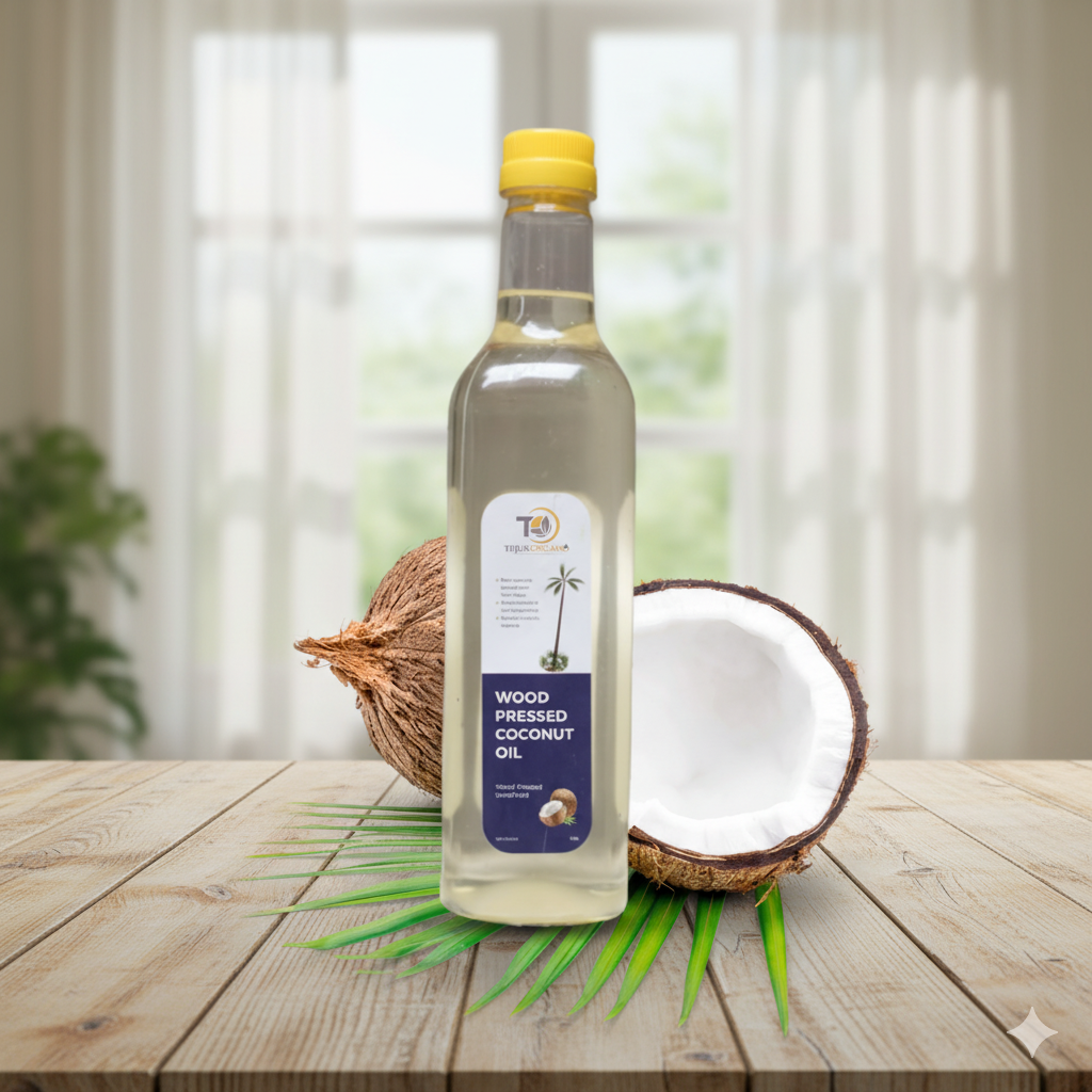 Wood Pressed Coconut Oil