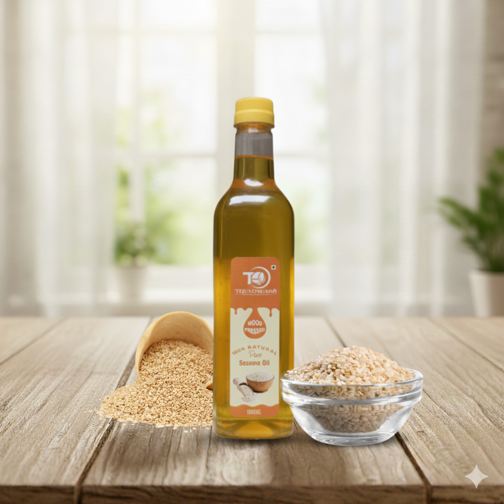 Wood Pressed Sesame Oil
